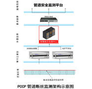 大口徑pccp管道泄漏監(jiān)測(cè)系統(tǒng)方案采用分布式光纖傳感技術(shù)對(duì)PCCP管斷絲檢測(cè)，管線泄露檢測(cè)，管道應(yīng)變形變監(jiān)測(cè)，具有防開(kāi)挖功能，另外使用電學(xué)式傳感器水聽(tīng)器、高頻壓力傳感器套件對(duì)管線進(jìn)行水錘漏損、滲漏監(jiān)測(cè)，整套pccp管道泄漏監(jiān)測(cè)系統(tǒng)可以實(shí)現(xiàn)實(shí)時(shí)在線、全生命周期的管道健康監(jiān)測(cè)，實(shí)現(xiàn)與物理水利、水網(wǎng)同步仿真運(yùn)行、虛實(shí)交互、迭代優(yōu)化。